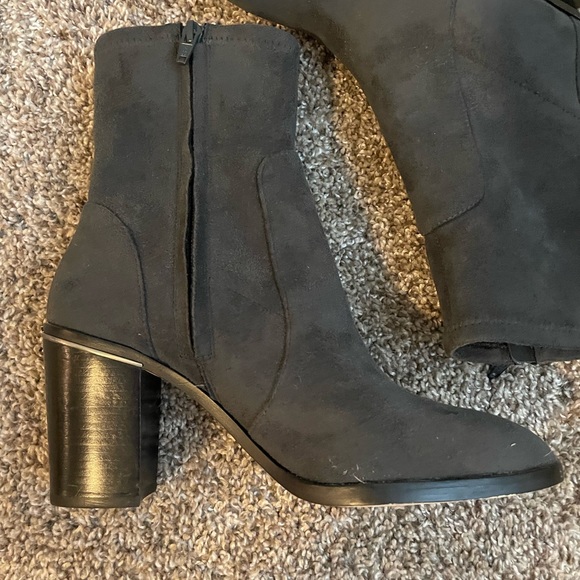 Gray Suede ankle Michael Kors booties - Picture 5 of 11